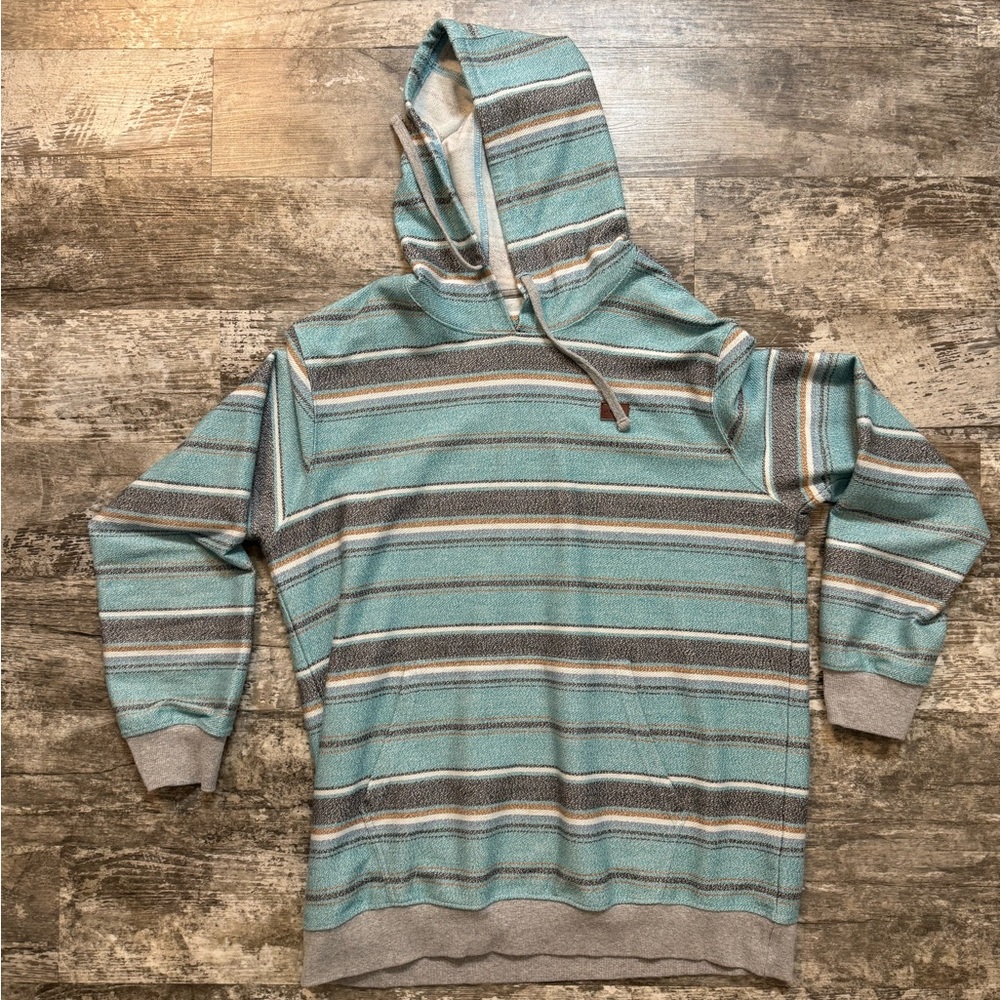 O’Neill BAVARO STRIPED PULLOVER FLEECE - XL - Blu Shadow